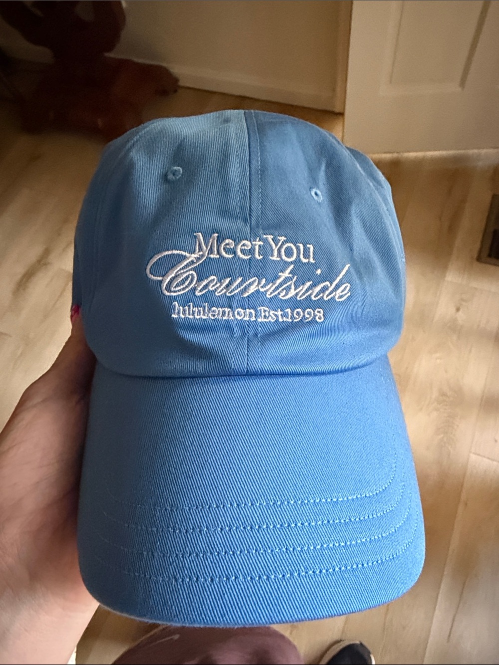 lululemon athletica light blue 'Meet You Countryside' baseball cap